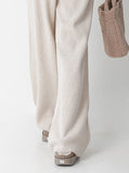 [Premium] Timo Whole Garment Ribbed Setup Pants