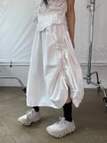 BALLOON STRING LONG SKIRT