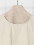 Rib Cut Button Long One Piece