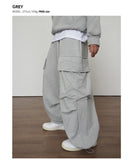 Fur Wrap Happo Cargo Sweatpants