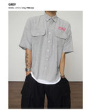 Badge Stone Half Shirt