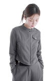 UTILITY SNAP NYLON JACKET