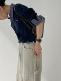 [unisex] Pintuck Carpenter Adjust Wide Pants