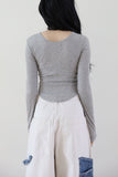 Eyelet line tee