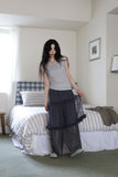 Matty chiffon skirt pants