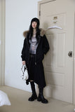 Pair Unbalance Flare Skirt