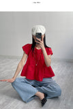 Aco Frill Nylon Blouse