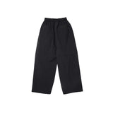 Two Piece Nylon Zipper Wide Pants