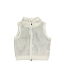 Summer Mesh Hood Vest Zip-up