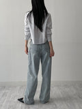 Rats Stripe Crop Shirt