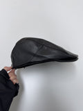 Leather Button Hunting Cap