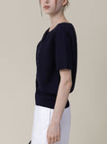 [Premium] Whole Garment Cassia Linen Short Sleeve Cardigan