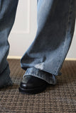 Rami Layered Skirt Denim