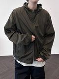 Plan) Light Two Way Glossy Windbreaker