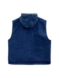 Detail Denim Anorak Vest