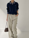 [unisex] Pintuck Carpenter Adjust Wide Pants