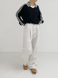 Waffle Collar Overfit Knit