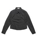 MINI CHECK CROP SHIRT