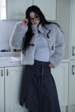 Cami square horn-rimmed glasses