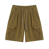 Two-Tuck Bermuda Cargo Sweatpants