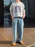 Double Knee Carpenter Wide Denim