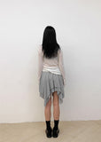 LAYERED CUTTING SKIRT
