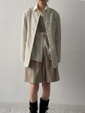 Vivi loose fit half tweed jacket