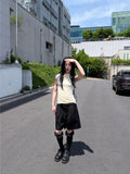 TWO-PINTUCK HARF PANTS