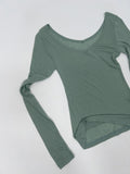 All Day Double V-Neck Long Sleeve T-Shirt