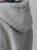 Boucle Hood Duffle Short Coat