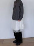 GLOSSY LOOSE SHIRT