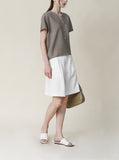 [Premium] Whole Garment Room Short Sleeve Cardigan