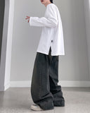 Older Maxi Wide Denim Pants