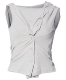 Asymmetric Snap Hoodie
