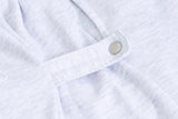Side Snap Fold Sweatpants