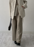 Newpopo Strap Wide Slacks