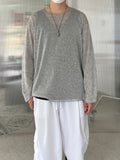 Linen Square-Neck Knit
