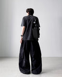 Chiffon Nylon Cargo Pants