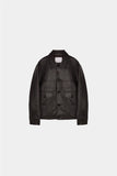 Hipper Button Leather Jacket