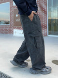 Ku Pigment Cut Cargo Pants