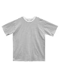 Stripe half T-shirts