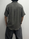 Sage Linen Half Shirt