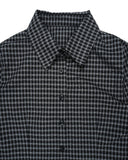 GINGHAM CROP SHIRT
