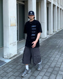 Nylon Big Cargo Bermuda Pants