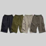 Nylon Cozy Cargo Bermuda Pants