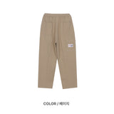 Patch Balloon Two-Tuck Banding Pants