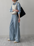 542 High Waist Wide Denim Pants