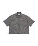 Kosi Seersucker Crop Short Sleeve Shirt