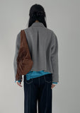 [handmade] Lovin Collar Wool Handmade Short Jacket