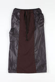Dirk color matching long skirt